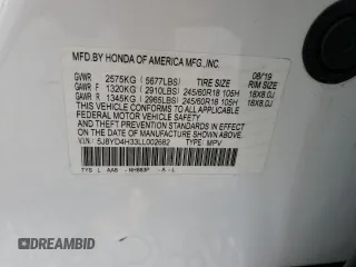2020 Acura MDX with VIN 5J8YD4H33LL002682, listed as a Copart auction lot 47778055 with 0 mi miles and Salvage Title. Bid and sale history available at carsss.com. Image 13.