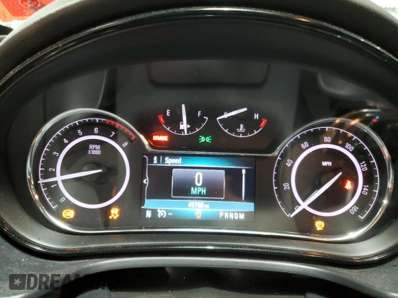 2016 Buick Regal with VIN 2G4GL5EX5G9192973, listed as a Copart auction lot 85910014 with 45,766 mi miles and Salvage Title. Bid and sale history available at DreamBid. Image 9.