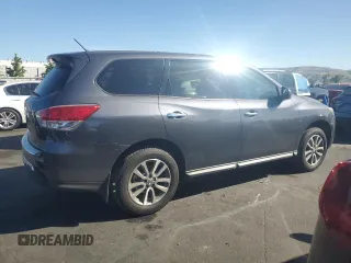 2014 Nissan Pathfinder S z VIN 5N1AR2MN4EC645392, wystawiony jako Copart lot #56152165 z przebiegiem 125 459 mil mil oraz Szkoda całkowita • Salvage title. Historia ofert i sprzedaży dostępna na DreamBid. Obrazek 3.
