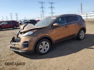 2017 Kia Sportage LX with VIN KNDPM3ACXH7053238, listed as a Copart auction lot 49084225 with 109,173 mi miles and Salvage Title. Bid and sale history available at carsss.com. Image 1.