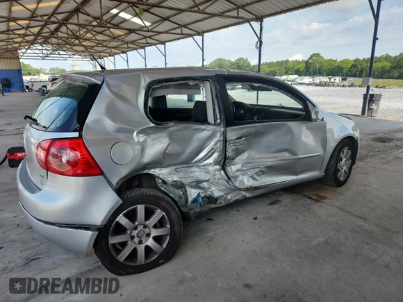 2007 Volkswagen Rabbit with VIN WVWBR71K37W184199, listed as a Copart auction lot 60083535 with 119,705 mi miles and Salvage title. Bid and sale history available at DreamBid. Image 3.