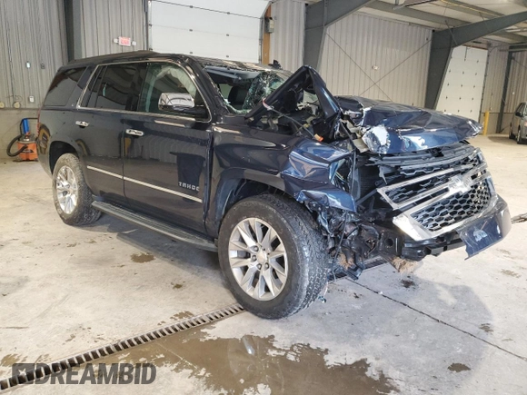 2019 Chevrolet Tahoe LT with VIN 1GNSKBKC6KR221789, listed as a Copart auction lot 64224515 with Not provided miles and Salvage title. Bid and sale history available at DreamBid. Image 4.