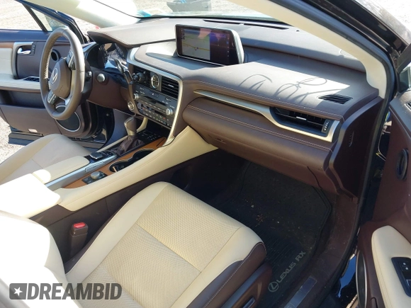 2019 Lexus RX with VIN 2T2BZMCA3KC193615, listed as a IAAI auction lot 42097232 with 33,797 mi miles. Bid and sale history available at carsss.com. Image 5.