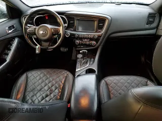 2014 Kia Optima SXL Turbo with VIN 5XXGR4A69EG286029, listed as a Copart auction lot 47866715 with 91,913 mi miles and Salvage Title. Bid and sale history available at DreamBid. Image 8.