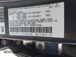2017 Toyota Tacoma SR5 with VIN 3TMAZ5CN4HM045479, listed as a IAAI auction lot 41666539 with 44,758 mi miles and . Bid and sale history available at carsss.com. Image 9.