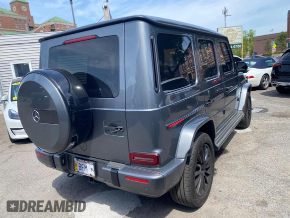 2020 Mercedes-Benz G 550 z VIN W1NYC6BJ1LX353XXX, wystawiony jako Copart lot #59189105 z przebiegiem 30 603 mil mil oraz Tytuł czysty. Historia ofert i sprzedaży dostępna na DreamBid. Obrazek 4.