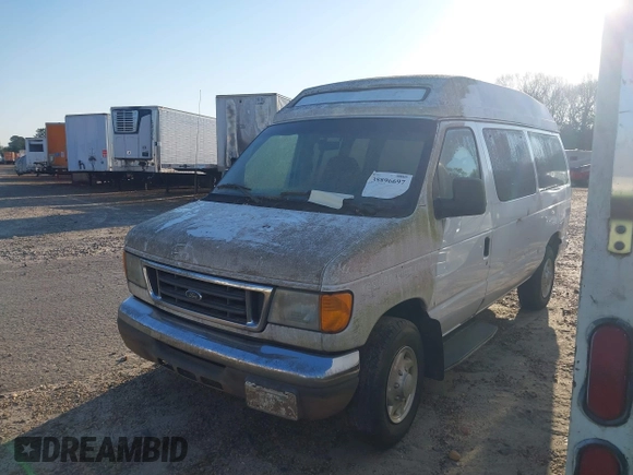 2006 Ford Econoline Cargo with VIN 1FDNE24W16DA52980, listed as a IAAI auction lot 38896697 with Not Provided miles and . Bid and sale history available at DreamBid. Image 2.