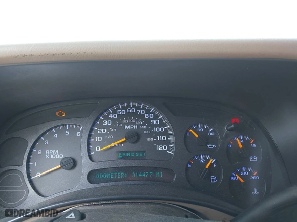 2003 Chevrolet Suburban LS with VIN 3GNEC16Z73G281147, listed as a IAAI auction lot 42048743 with 314,477 mi miles. Bid and sale history available at carsss.com. Image 7.