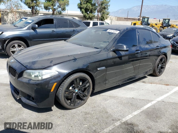 2016 BMW 5 Series 535i with VIN WBA5B1C52GG552692, listed as a Copart auction lot 64121225 with 114,708 mi miles and Salvage title. Bid and sale history available at DreamBid. Image 1.