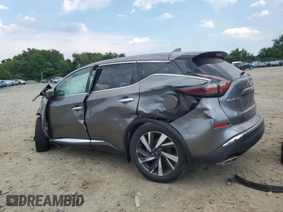 2023 Nissan Murano SL z VIN 5N1AZ2CSXPC119536, wystawiony jako Copart lot #62493295 z przebiegiem Nie podano mil oraz Nie do naprawy • Non repairable. Historia ofert i sprzedaży dostępna na DreamBid. Obrazek 2.