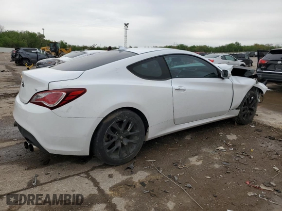 2015 Hyundai Genesis Coupe 3.8L Base with VIN KMHHT6KJ7FU125478, listed as a Copart auction lot 66081934 with 77,314 mi miles and Salvage title. Bid and sale history available at DreamBid. Image 3.