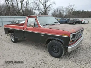 1985 Ford F-150 S with VIN 1FTDF15Y2FPA36888, listed as a Copart auction lot 87672205 with 90,046 mi miles and Clean title. Bid and sale history available at DreamBid. Image 4.