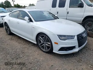 2016 Audi A7 3.0 Premium Plus with VIN WAUWGAFC0GN011572, listed as a Copart auction lot 59083173 with 0 mi miles. Bid and sale history available at carsss.com. Image 4.