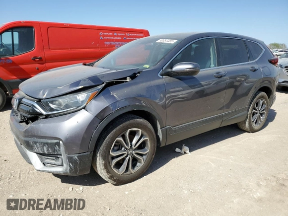 2021 Honda CR-V EX with VIN 2HKRW2H54MH638259, listed as a Copart auction lot 50884485 with 68,861 mi miles and Salvage Title. Bid and sale history available at carsss.com. Image 1.