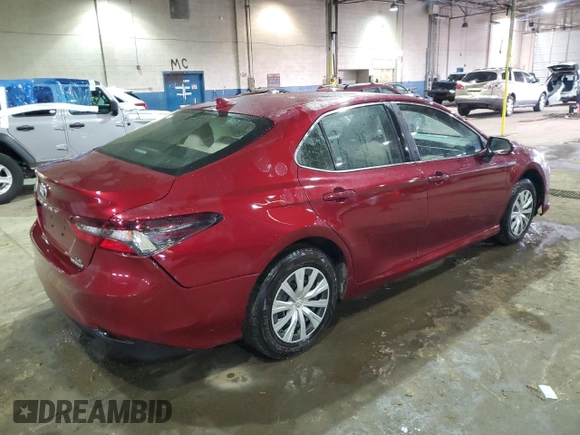 2021 Toyota Camry Hybrid LE with VIN 4T1C31AK7MU549831, listed as a Copart auction lot 50836065 with 86,470 mi miles and Non Repairable. Bid and sale history available at DreamBid. Image 3.