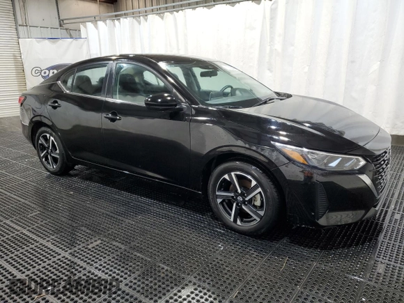 2024 Nissan Sentra SV with VIN 3N1AB8CV5RY220731, listed as a Copart auction lot 56051215 with 33,399 mi miles and Clean Title. Bid and sale history available at DreamBid. Image 4.