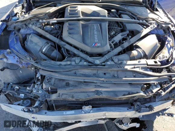 2021 BMW M3 with VIN WBS53AY07MFL43939, listed as a Copart auction lot 42085465 with 55,003 mi miles and Salvage title. Bid and sale history available at DreamBid. Image 13.