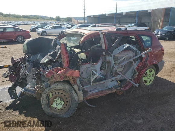 2003 Pontiac Vibe with VIN 5Y2SL62833Z439327, listed as a Copart auction lot 59469174 with 0 mi miles and Salvage Title. Bid and sale history available at carsss.com. Image 1.