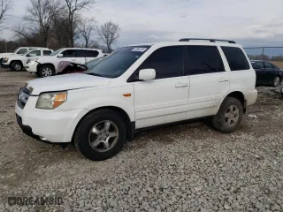 2007 Honda Pilot EX-L with VIN 5FNYF28647B014338, listed as a Copart auction lot 47654135 with 226,888 mi miles and Salvage Title. Bid and sale history available at carsss.com. Image 1.