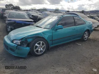1994 Honda Civic z VIN 2HGEJ1131RH525676, wystawiony jako Copart lot #77386624 z przebiegiem 262 595 mil mil oraz Szkoda całkowita • Salvage title. Historia ofert i sprzedaży dostępna na DreamBid. Obrazek 1.