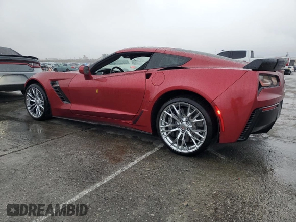 2015 Chevrolet Corvette Z06 3LZ with VIN 1G1YU2D6XF5603141, listed as a Copart auction lot 44274335 with 34,896 mi miles and Salvage Title. Bid and sale history available at carsss.com. Image 2.
