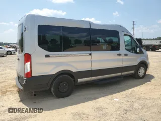 2022 Ford Transit Passenger XL with VIN 1FBAX2C86NKA19696, listed as a Copart auction lot 66083354 with 40,332 mi miles and Salvage Title. Bid and sale history available at carsss.com. Image 3.
