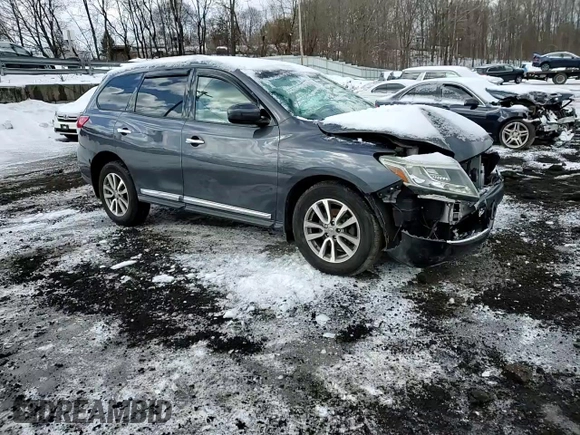 2013 Nissan Pathfinder S with VIN 5N1AR2MM1DC630287, listed as a Copart auction lot 45275765 with 129,387 mi miles and Salvage Title. Bid and sale history available at carsss.com. Image 12.