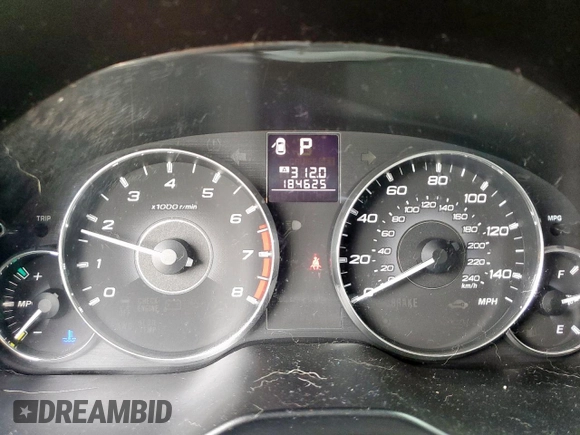 2012 Subaru Outback Prem with VIN 4S4BRBCC9C3287739, listed as a Copart auction lot 63706045 with 184,625 mi miles and Clean title. Bid and sale history available at DreamBid. Image 9.