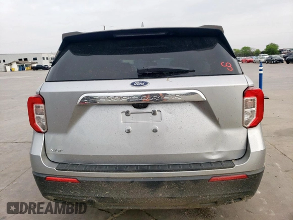 2020 Ford Explorer XLT with VIN 1FMSK7DH2LGD15384, listed as a Copart auction lot 51421995 with 114,339 mi miles and Salvage Title. Bid and sale history available at DreamBid. Image 6.