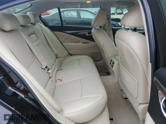 2016 Infiniti Q50 3.0t Premium with VIN JN1EV7AP0GM305290, listed as a Copart auction lot 49498585 with 110,384 mi miles and Salvage Title. Bid and sale history available at carsss.com. Image 10.