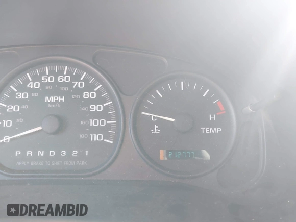 2002 Chevrolet Venture LS 1SC Pkg with VIN 1GNDX03EX2D199999, listed as a IAAI auction lot 41773328 with 212,777 mi miles. Bid and sale history available at carsss.com. Image 7.