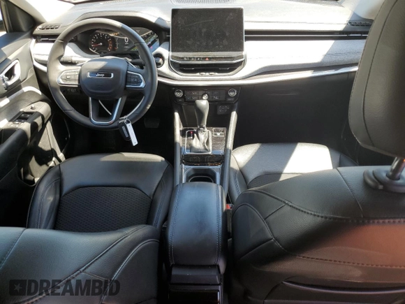 2022 Jeep Compass Latitude with VIN 3C4NJCBB7NT213430, listed as a Copart auction lot 49485365 with 14,854 mi miles and Salvage Title. Bid and sale history available at carsss.com. Image 8.