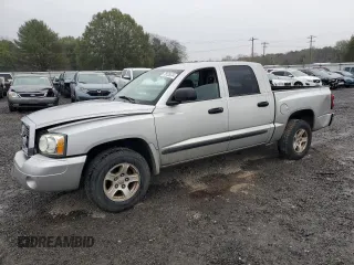 2006 Dodge Dakota SLT with VIN 1D7HE48K86S605839, listed as a Copart auction lot 78135534 with 205,283 mi miles and Salvage Title. Bid and sale history available at carsss.com. Image 1.