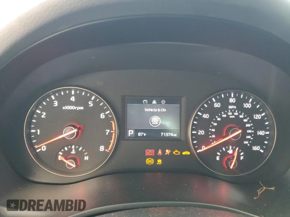 2018 Kia Cadenza Premium with VIN KNALB4J17J5123821, listed as a Copart auction lot 69374804 with 71,374 mi miles and Salvage Title. Bid and sale history available at DreamBid. Image 9.