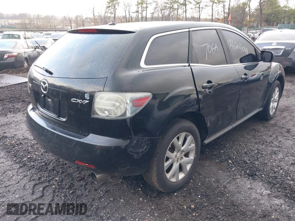 2007 Mazda CX-7 Touring with VIN JM3ER29L970146726, listed as a IAAI auction lot 41989361 with Not Provided miles. Bid and sale history available at carsss.com. Image 4.