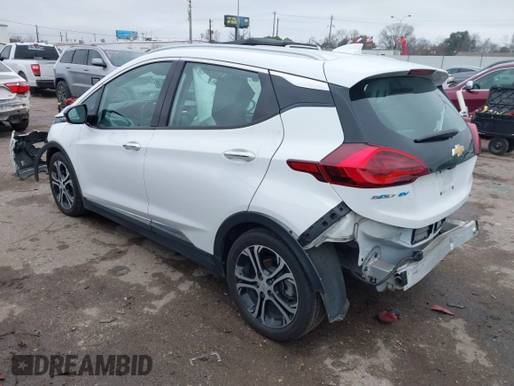 2018 Chevrolet Bolt EV Premier with VIN 1G1FX6S02J4133190, listed as a IAAI auction lot 41363945 with 57,228 mi miles. Bid and sale history available at carsss.com. Image 3.
