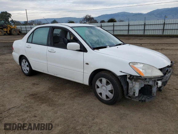 2005 Mitsubishi Lancer ES with VIN JA3AJ26E95U050815, listed as a Copart auction lot 38111064 with 172,061 mi miles and Salvage title. Bid and sale history available at DreamBid. Image 4.