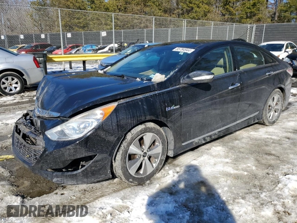 2012 Hyundai Sonata Hybrid with VIN KMHEC4A44CA057592, listed as a Copart auction lot 85784944 with 110,520 mi miles and Salvage Title. Bid and sale history available at DreamBid. Image 1.