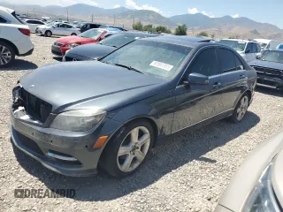 2011 Mercedes-Benz C 300 Sport with VIN WDDGF8BB6BR157997, listed as a Copart auction lot 63581965 with 153,675 mi miles and Salvage title. Bid and sale history available at DreamBid. Image 1.