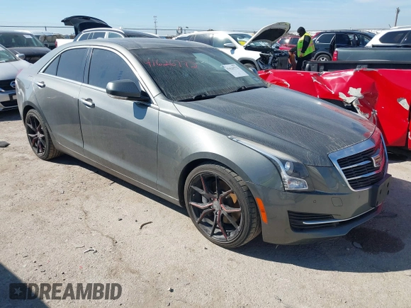 2016 Cadillac ATS Sedan Luxury Collection RWD with VIN 1G6AB5RX1G0103274, listed as a IAAI auction lot 41626772 with 74,795 mi miles. Bid and sale history available at carsss.com. Image 1.