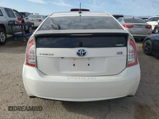 2015 Toyota Prius Four with VIN JTDKN3DU4F0408163, listed as a Copart auction lot 53390595 with 0 mi miles and Salvage Title. Bid and sale history available at carsss.com. Image 6.