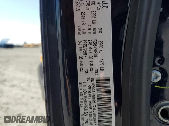 2015 Jeep Patriot Sport with VIN 1C4NJRBB1FD331824, listed as a Copart auction lot 63489545 with 79,392 mi miles and Salvage title. Bid and sale history available at DreamBid. Image 13.