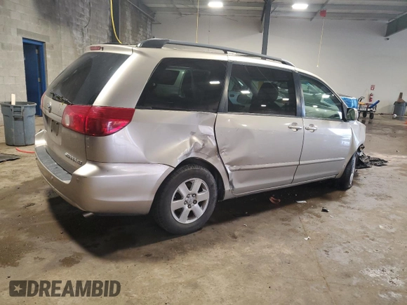 2009 Toyota Sienna XLE with VIN 5TDZK22C19S228023, listed as a Copart auction lot 57072295 with 148,080 mi miles and Salvage title. Bid and sale history available at DreamBid. Image 3.