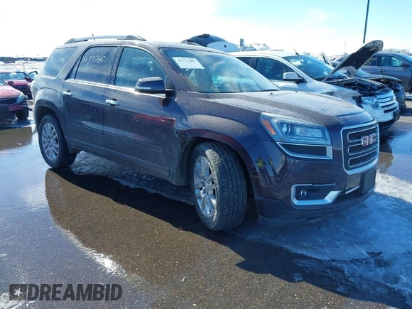 2016 GMC Acadia SLT with VIN 1GKKVRKD6GJ127164, listed as a IAAI auction lot 41737601 with 148,256 mi miles. Bid and sale history available at carsss.com. Image 1.