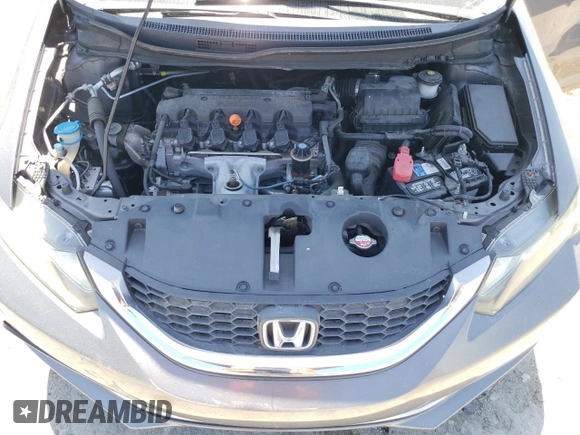 2015 Honda Civic Sedan LX with VIN 19XFB2F58FE017695, listed as a Copart auction lot 53113215 with 46,725 mi miles and Salvage Title. Bid and sale history available at carsss.com. Image 11.