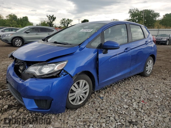 2016 Honda Fit LX with VIN JHMGK5H52GX038013, listed as a Copart auction lot 58164565 with 87,997 mi miles and Salvage title. Bid and sale history available at DreamBid. Image 1.