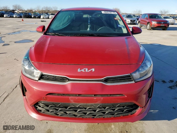 2023 Kia Rio S with VIN 3KPA24AD8PE550720, listed as a Copart auction lot 46978715 with 45,901 mi miles and Salvage Title. Bid and sale history available at carsss.com. Image 5.