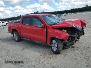2022 Nissan Frontier SV with VIN 1N6ED1EK0NN687174, listed as a Copart auction lot 61204105 with Not provided miles and Salvage title. Bid and sale history available at DreamBid. Image 4.