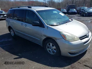 2005 Toyota Sienna CE with VIN 5TDZA23C95S380868, listed as a IAAI auction lot 41922419 with 218,513 mi miles and . Bid and sale history available at DreamBid. Image 1.