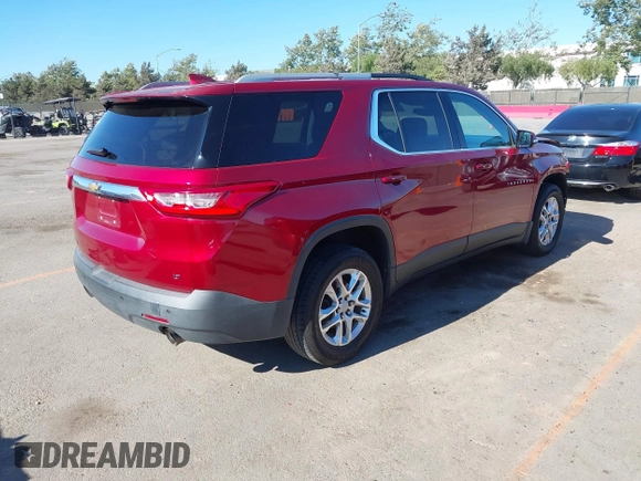 2018 Chevrolet Traverse LT Cloth with VIN 1GNERGKW0JJ105114, listed as a IAAI auction lot 42597045 with 135,682 mi miles and . Bid and sale history available at DreamBid. Image 4.